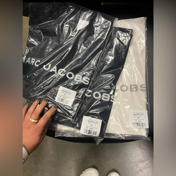 MARC JACOBS OVERSIZE T-SHIRT WITH LOGO, CHALK, 1 SIZE - Picture 4 of 4